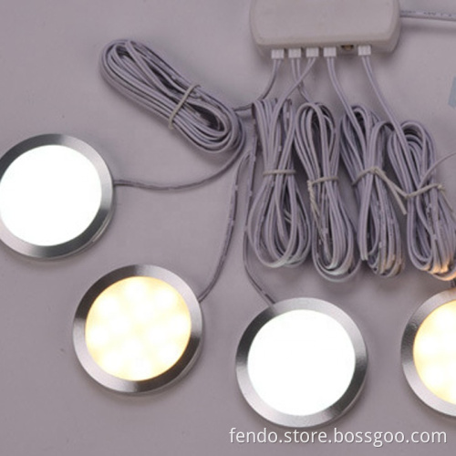 12Pcs DC12V Ultra-Thin Smart LED Cabinet Light